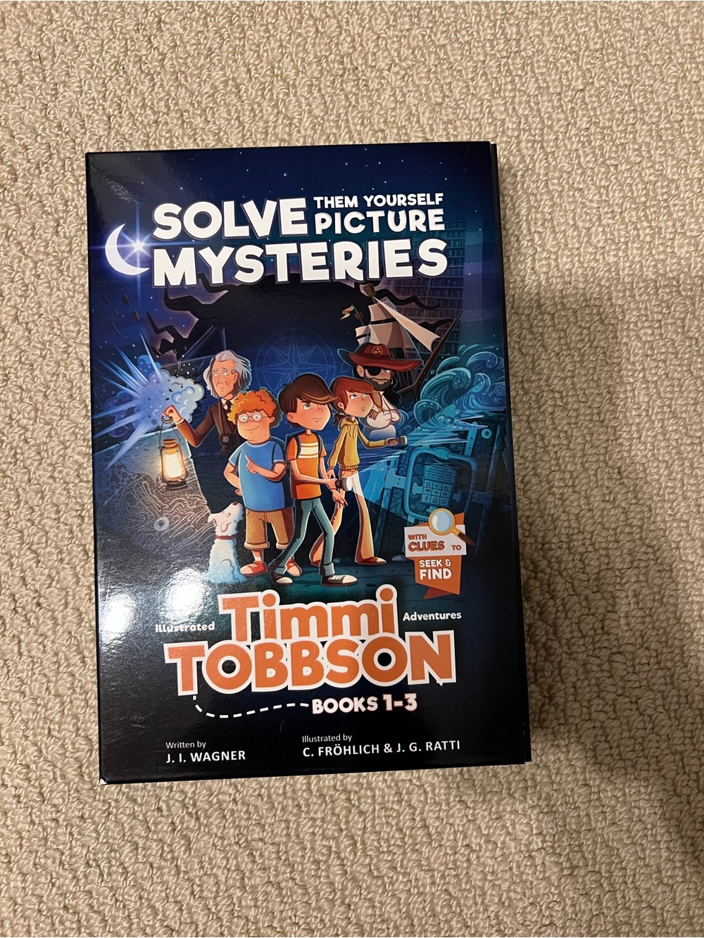 Timmi Tobbson Books 1-3 Box Set Solve Them Yourself Picture Mysteries Ages 8+